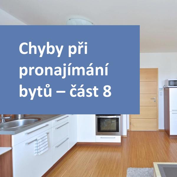 Jak pronajímat byt